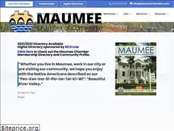 Sites similar to maumeechamber.com