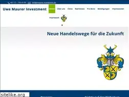 Sites similar to maurer-investment.de