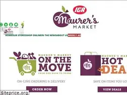 Sites similar to maurersmarket.com