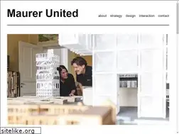 Sites similar to maurerunited.com