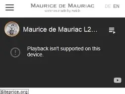 Sites similar to mauricedemauriac.ch