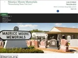 Sites similar to mauricemoorememorials.com
