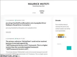 Sites similar to mauricemuteti.info