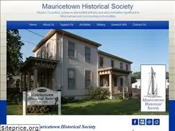 Sites similar to mauricetownhistoricalsociety.org