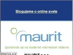 Sites similar to maurit.sk