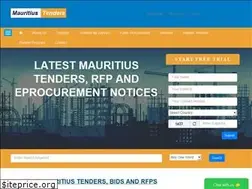 Sites similar to mauritiustenders.com