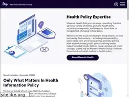 Sites similar to maverickhealthpolicy.com