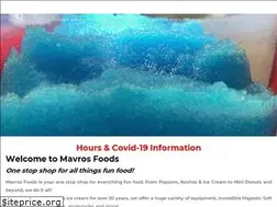 Sites similar to mavrosfoods.com
