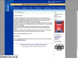 Sites similar to max-ackermann-archiv.de