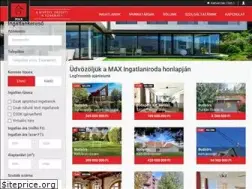 Sites similar to max-ingatlan.hu