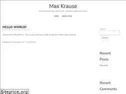 Sites similar to max-krause.com