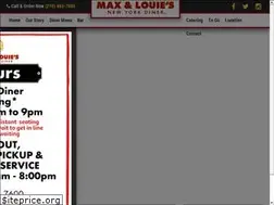 Sites similar to maxandlouiesdiner.com