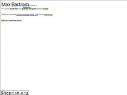 Sites similar to maxbartram.de