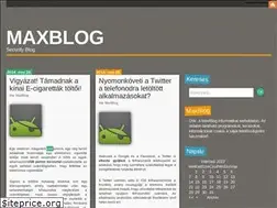 Sites similar to maxblog.blog.hu