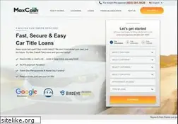 Sites similar to maxcashtitleloans.com