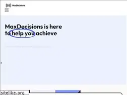 Sites similar to maxdecision.com