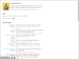 Sites similar to maxdiachenko.com