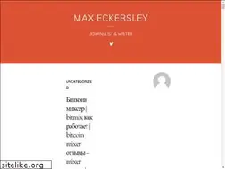 Sites similar to maxeckersley.com