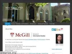 Sites similar to maxevans.com