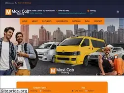Sites similar to maxicabbooking.com.au