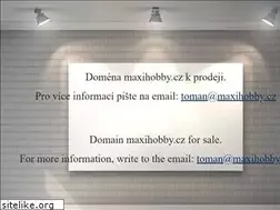 Sites similar to maxihobby.cz