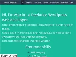Sites similar to maxim-kaminsky.com