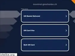 Sites similar to maximal-geschenke.ch