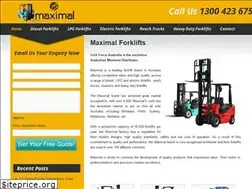 Sites similar to maximalforklifts.com.au