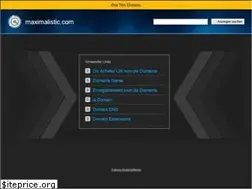 Sites similar to maximalistic.com