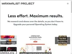 Sites similar to maximalistproject.com