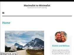 Sites similar to maximalisttominimalist.com
