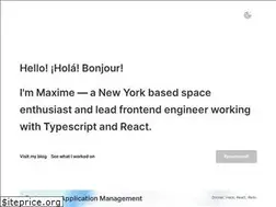 Sites similar to maximeheckel.com