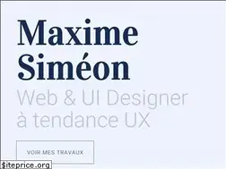 Sites similar to maximesimeon.com
