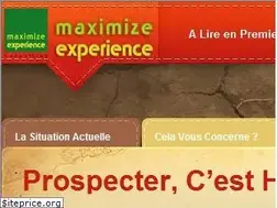 Sites similar to maximize-experience.com