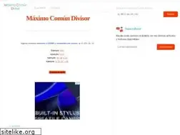 Sites similar to maximocomundivisor.com