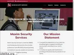 Sites similar to maximsecurity.co.za