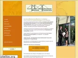 Sites similar to maximum-translations.de
