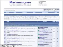 Sites similar to maximumcevre.com