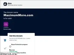 Sites similar to maximummore.com