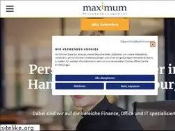 Sites similar to maximumpersonal.de