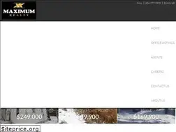 Sites similar to maximumrealty.ca