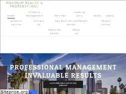 Sites similar to maximumrealtypm.com