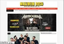 Sites similar to maximumrock.ro
