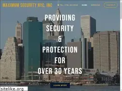 Sites similar to maximumsecuritynyc.com