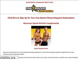 Sites similar to maximumsports-nutrition.com
