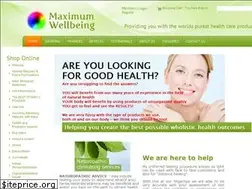 Sites similar to maximumwellbeing.com