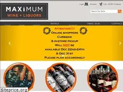 Sites similar to maximumwineandliquors.com