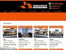 Sites similar to maximusimoveis.com.br