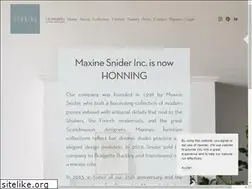 Sites similar to maxinesniderinc.com