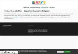 Sites similar to maxis-babywelt.de